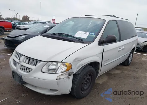 2001 Dodge Grand Caravan Sport from USA, damaged, VIN 2B8GP44G71R177804